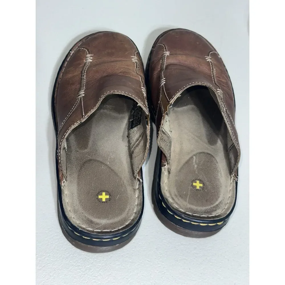 Dr. Martens AW004 Air Cushioned Brown Mule Slide-on Slippers Mens Sz-9 US 42 EU